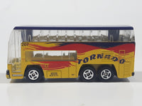 Unknown Brand Eurocoach Tornado Double Decker Touring Bus Yellow Die Cast Toy Car Vehicle