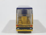 Unknown Brand Eurocoach Tornado Double Decker Touring Bus Yellow Die Cast Toy Car Vehicle