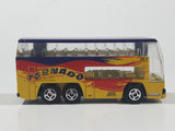 Unknown Brand Eurocoach Tornado Double Decker Touring Bus Yellow Die Cast Toy Car Vehicle