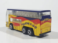 Unknown Brand Eurocoach Tornado Double Decker Touring Bus Yellow Die Cast Toy Car Vehicle