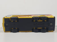 Unknown Brand Eurocoach Tornado Double Decker Touring Bus Yellow Die Cast Toy Car Vehicle