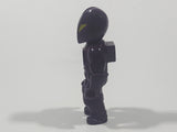 Vintage 1982 Fisher Price Space Construx Purple Alien 2 3/4" Tall Toy Figure