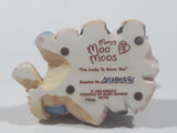 1993 Enesco Mary's Moo Moos "I'm Lucky To Know You" 2 7/8" Tall Resin Figure 627755