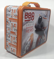 2017 LucasFilm Star Wars BB8 Astromech Droid Resistance Hero Embossed Tin Metal Lunch Box