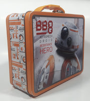 2017 LucasFilm Star Wars BB8 Astromech Droid Resistance Hero Embossed Tin Metal Lunch Box