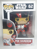 Funko Pop! Star Wars #62 Poe Dameron 4" Tall Vinyl Bobble-Head Figure New in Box