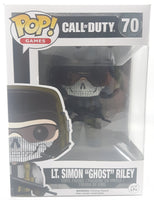 Funko Pop! Games Call Of Duty #70 Lt. Simon "Ghost" Riley 4" Tall Vinyl Figure New in Box