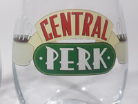 2020 Warner Bros. Friends Television Series Group Photo and Central Perk 4 3/4" Tall Glass Cup Set of 2
