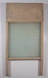 Antique Wood Framed Glass Washboard 12" x 23 1/2"