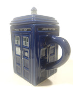 2009 ZION BBC Doctor Who Police Public Call Box Blue Tardis Shaped 7" Tall Ceramic Teapot