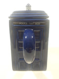 2009 ZION BBC Doctor Who Police Public Call Box Blue Tardis Shaped 7" Tall Ceramic Teapot