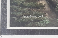 Max Jacquiard "Kicking Horse Pass" Canadian Pacific Railway Train 13 3/4" x 16 1/4" Framed Art Print
