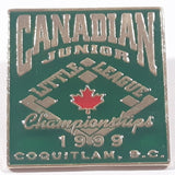 1999 Canadian Junior Little League Baseball Championships Coquitlam, B.C. Enamel Metal Pin