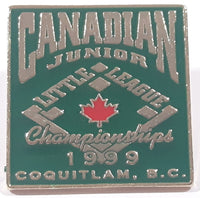 1999 Canadian Junior Little League Baseball Championships Coquitlam, B.C. Enamel Metal Pin