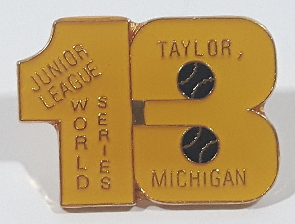 Junior League Baseball World Series Taylor, Michigan 13 Enamel Metal Lapel Pin