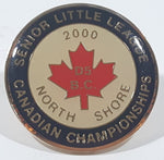 2000 Senior Little League Baseball D5 B.C. North Shore Canadian Championships 1" Enamel Metal Lapel Pin