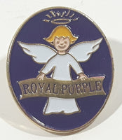 Elks Royal Purple Angel Themed 3/4" x 1" Enamel Metal Lapel Pin