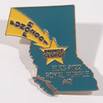 Fun For 2001 Elks #122 Royal Purple #48 Prince George British Columbia Province Shaped Enamel Metal Lapel Pin