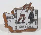 Washington District 1 Softball Umpires Enamel Metal Lapel Pin