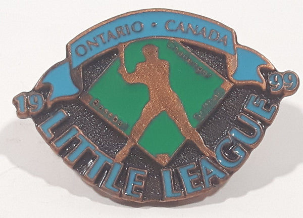1999 Little League Baseball Ontario Canada "Challenger, Baseball, Softball" Enamel Metal Lapel Pin