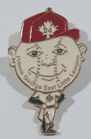 Prince George East Little League Baseball D4 District 4 Baseball Player Shaped Enamel Metal Lapel Pin