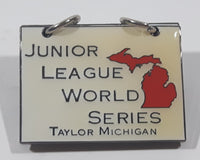 Junior League World Series Taylor Michigan 1999 JLWS Dream Team Stats Score Sheet Two Page "Good Luck To All!!!" Enamel Metal Lapel Pin