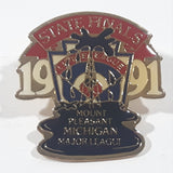1991 Little League Baseball State Finals Mount Pleasant Michigan Major League Oil Derrick Themed Enamel Metal Lapel Pin