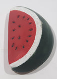 Watermelon Shaped 1" x 1 3/4" Resin Fridge Magnet
