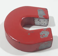 Red Horseshoe Magnet 1" Metal Fridge Magnet