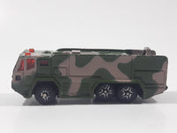 Unknown Brand Military Radar Truck Camouflage Green and Brown Die Cast Toy Car Vehicle