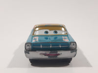 Disney Pixar Cars #11 Mario Andretti Teal Blue Green 427 C.I. Die Cast Toy Race Car Vehicle