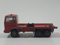 Vintage Majorette Renault Semi Delivery Truck Red 1/100 Die Cast Toy Car Vehicle Made in France