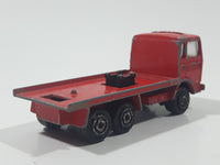 Vintage Majorette Renault Semi Delivery Truck Red 1/100 Die Cast Toy Car Vehicle Made in France