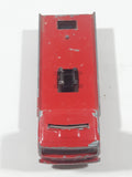 Vintage Majorette Renault Semi Delivery Truck Red 1/100 Die Cast Toy Car Vehicle Made in France