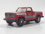 Vintage Yat Ming Road Tough Sport Team No. 8314 Pickup Truck 4x4 Sport Red Die Cast Toy Car Vehicle with Opening Doors 4 3/4" Long