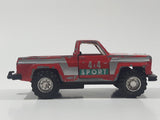 Vintage Yat Ming Road Tough Sport Team No. 8314 Pickup Truck 4x4 Sport Red Die Cast Toy Car Vehicle with Opening Doors 4 3/4" Long