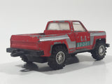 Vintage Yat Ming Road Tough Sport Team No. 8314 Pickup Truck 4x4 Sport Red Die Cast Toy Car Vehicle with Opening Doors 4 3/4" Long