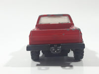 Vintage Yat Ming Road Tough Sport Team No. 8314 Pickup Truck 4x4 Sport Red Die Cast Toy Car Vehicle with Opening Doors 4 3/4" Long