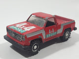 Vintage Yat Ming Road Tough Sport Team No. 8314 Pickup Truck 4x4 Sport Red Die Cast Toy Car Vehicle with Opening Doors 4 3/4" Long