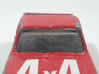 Vintage Yat Ming Road Tough Sport Team No. 8314 Pickup Truck 4x4 Sport Red Die Cast Toy Car Vehicle with Opening Doors 4 3/4" Long