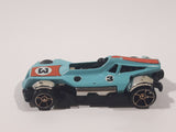 2006 Hot Wheels First Editions Med-Evil Light Blue Die Cast Toy Race Car Vehicle
