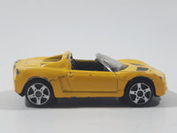 Maisto 2001 Opel Speedster Yellow Die Cast Toy Car Vehicle