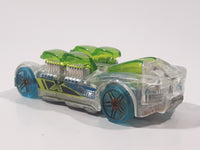 2017 Hot Wheels X-Raycers What-4-2 Clear and Transparent Green Die Cast Toy Race Car Vehicle