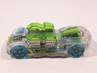 2017 Hot Wheels X-Raycers What-4-2 Clear and Transparent Green Die Cast Toy Race Car Vehicle