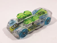 2017 Hot Wheels X-Raycers What-4-2 Clear and Transparent Green Die Cast Toy Race Car Vehicle