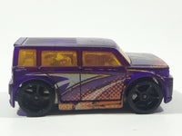 2012 Hot Wheels HW Code Cars Scion xB Transparent Purple Die Cast Toy Car Vehicle