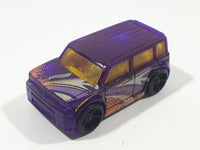 2012 Hot Wheels HW Code Cars Scion xB Transparent Purple Die Cast Toy Car Vehicle