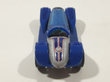 2009 Hot Wheels Brit Speed Silver with Blue Fenders Die Cast Toy Race Car Vehicle