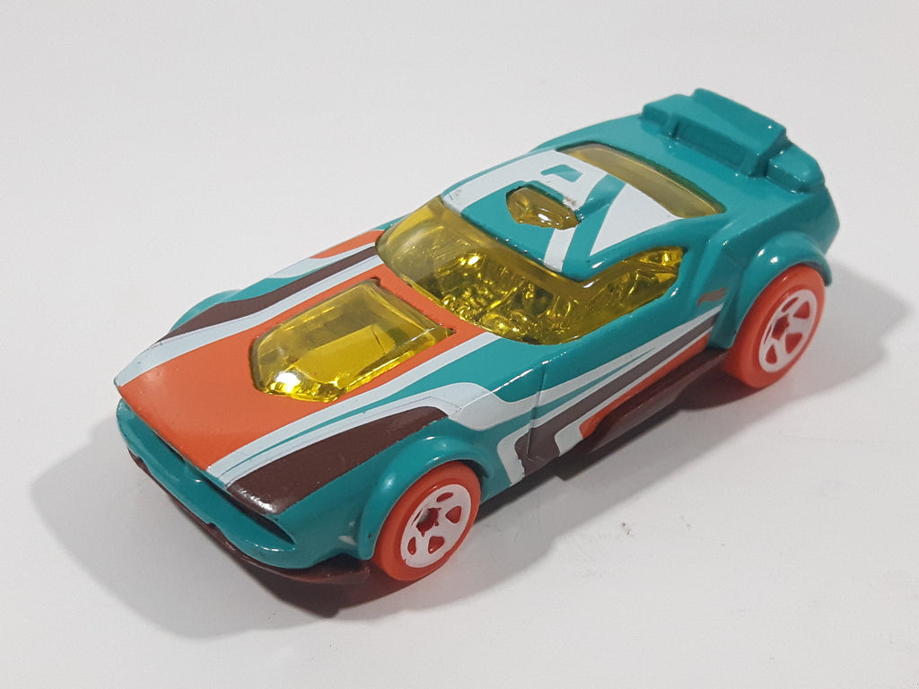 2018 Hot Wheels HW Art Cars Fast Fish Aqua Teal Green Die Cast Toy Rac ...