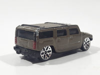 Maisto Hummer H2 Gold Brown Die Cast Toy Truck SUV Vehicle